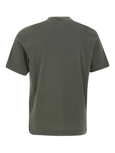 Diktat Crew-neck Short-sleeve T-shirt In Gray