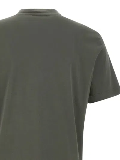 Diktat Crew-neck Short-sleeve T-shirt In Gray