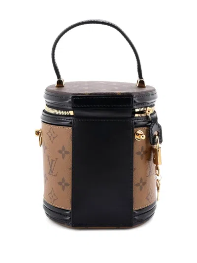 Pre-owned Louis Vuitton Cannes Handbag Reverse Monogram Canvas Satchel