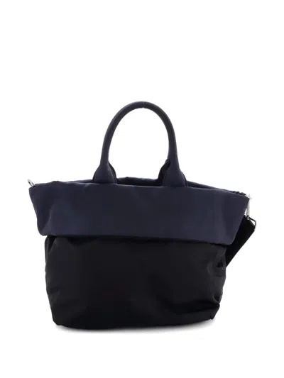 Pre-owned Prada Convertible Double Tessuto Small Tote Bag