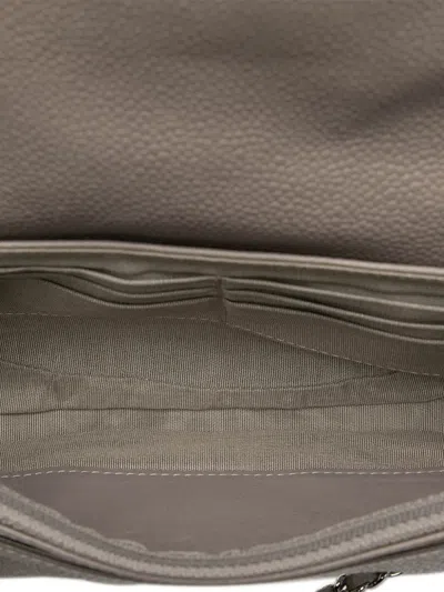 Pre-owned Chanel 2012 Cc Caviar Half Moon Wallet On Chain Crossbody Bag