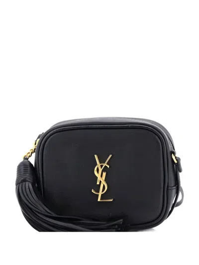 Pre-owned Saint Laurent Classic Monogram Blogger Leather Small Crossbody Bag