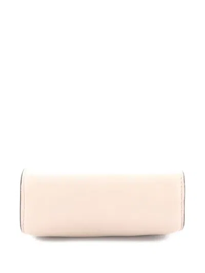 Pre-owned Fendi Peekaboo Bag Leather Nano Crossbody Bag