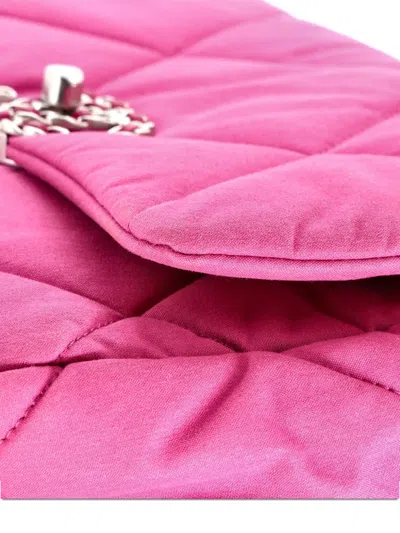 Pre-owned Chanel 19 Flap Bag Quilted Canvas Medium Shoulder Bag