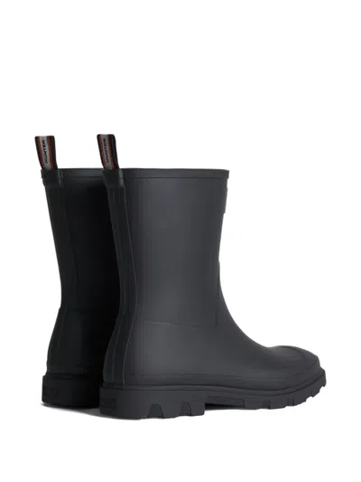 Maison Kitsuné X Hunter Unisex Downpour Waterproof Rubber Short Boots Shoes In Black