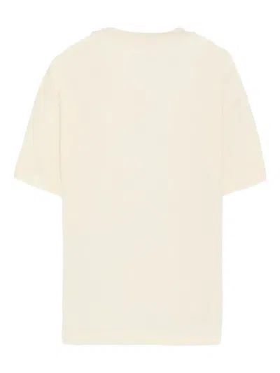 Msgm Short-sleeve T-shirt In White