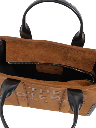 Marc Jacobs The Suede Medium Tote Bag Copper In Brown