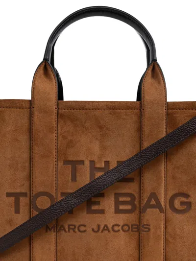 Marc Jacobs The Suede Medium Tote Bag Copper In Brown