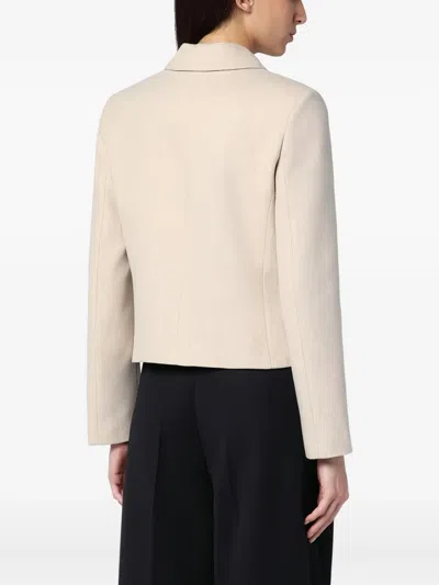 The Garment Mille Beige Double-breasted Jacket In Neutral
