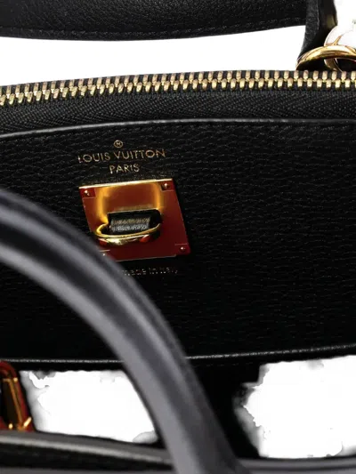 Pre-owned Louis Vuitton City Steamer Handbag Leather Pm Satchel