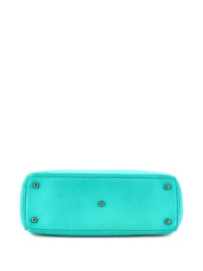 Pre-owned Dior Issimo Pebbled Leather Medium Tote Bag