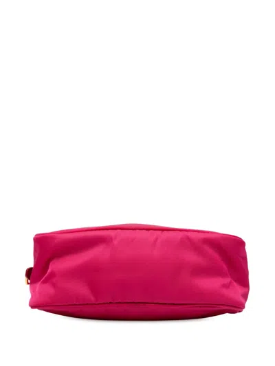 Pre-owned Prada 2000-2013 Tessuto Pouch In Pink