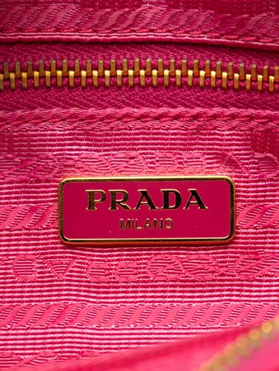 Pre-owned Prada 2000-2013 Tessuto Pouch In Pink