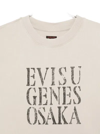 Evisu Osaka T-shirt In Gray