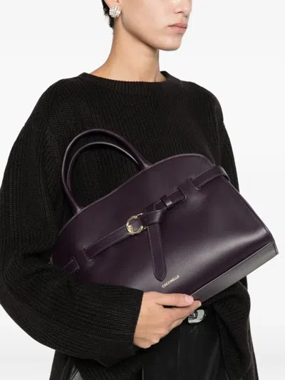 Coccinelle Medium Sabine Tote Bag In Purple