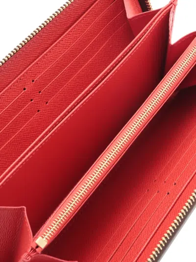 Pre-owned Louis Vuitton 2021-2025 Monogram Zippy Wallet Long Wallets In Brown