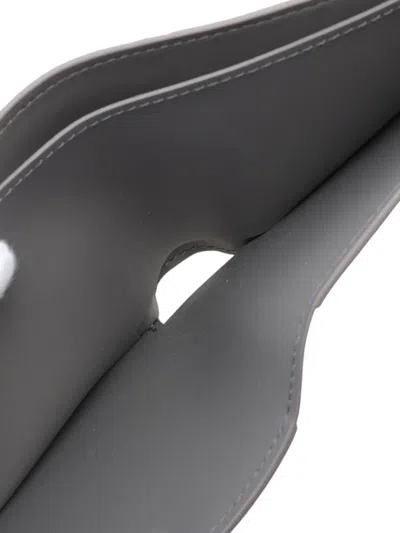 Pre-owned Louis Vuitton 2021-2025 Monogram Shadow Multiple Wallet Small Wallets In Gray