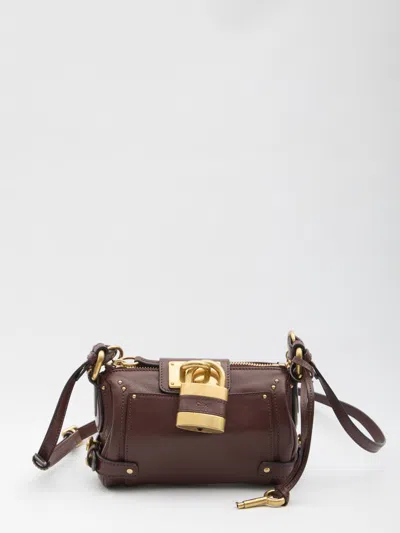 Chloé Crafty Brown Small Paddington Chain Bag In Brown