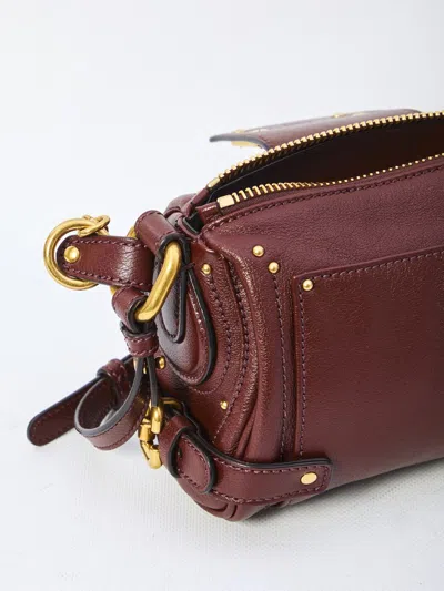 Chloé Crafty Brown Small Paddington Chain Bag In Brown
