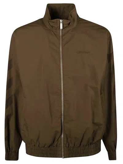 Off-white Jacket In Brown