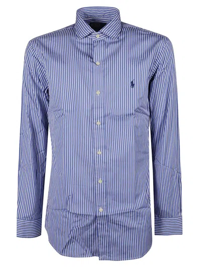 Polo Ralph Lauren Striped Sport Shirt In Blue