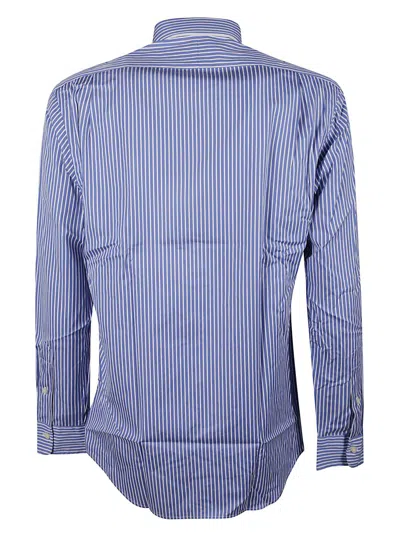 Polo Ralph Lauren Striped Sport Shirt In Blue
