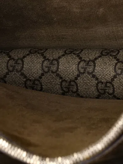 Pre-owned Gucci Dionysus Bag Gg Coated Canvas Medium Shoulder Bag In Neutral