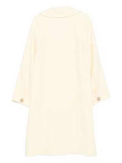 N°21 Double-breasted Coat In Neutral