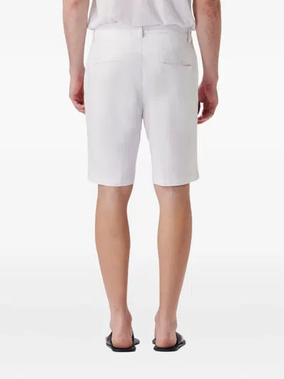 Osklen Tailored Linen Shorts In White