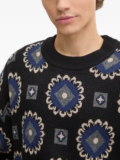 Les Deux Crew-neck Sweater In Black