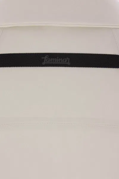 Laminar Pointed-collar Zip Coat In Neutral