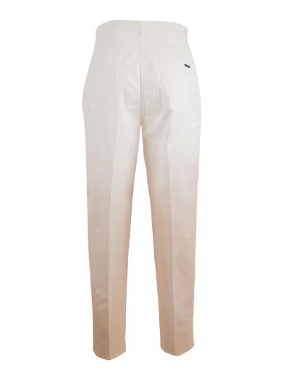 Peserico Tailored Trousers With Subtle Gradient Effect In Nude