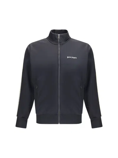 Palm Angels Classic Logo Track Jacket In Black