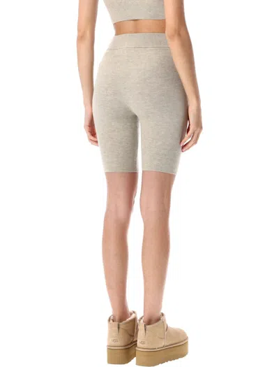 Fear Of God Essential Knit Biker Short In Brown