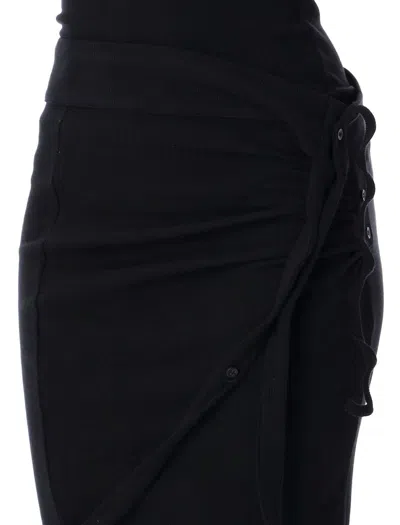 Ottolinger Rib Mini Skirt In Black
