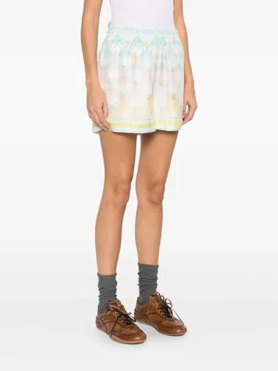 Casablanca Diamond-pattern Shorts In Multi