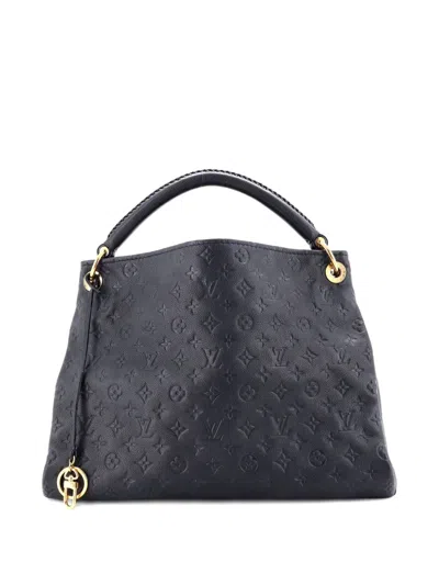 Pre-owned Louis Vuitton Artsy Handbag Monogram Empreinte Leather Mm Hobo Bag In Black