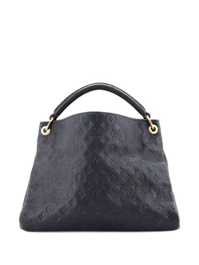 Pre-owned Louis Vuitton Artsy Handbag Monogram Empreinte Leather Mm Hobo Bag In Black