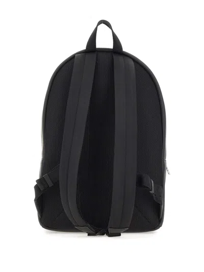 Hugo Boss Eco-leather Backpack In Black