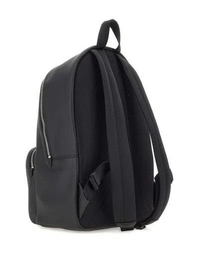 Hugo Boss Eco-leather Backpack In Black