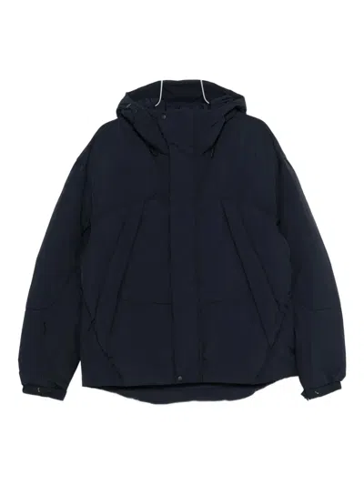 Jg1 Hooded Padded Jacket In Blue