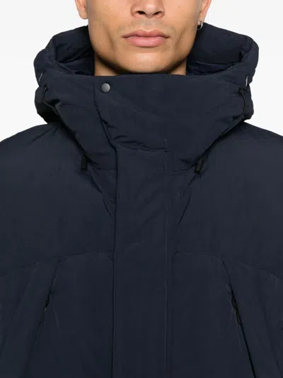 Jg1 Hooded Padded Jacket In Blue
