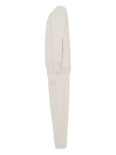 John Richmond Junior Logo-appliqué Tracksuit Set In Neutral
