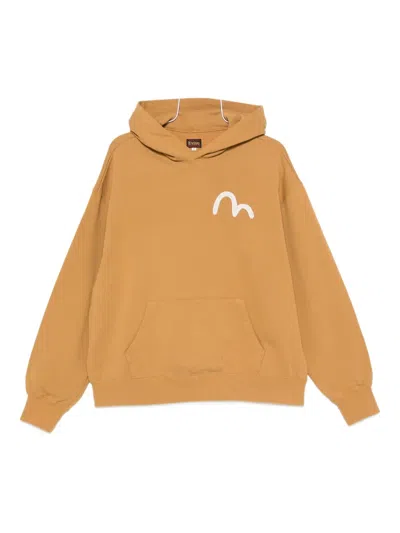 Evisu American Ebisu Hoodie In Yellow