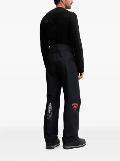 Rossignol Hero Suspenders Logo-print Ski Trousers In Black