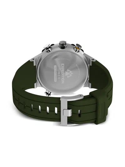 Timex Expedition Tide-tem-compass 45mm In Green