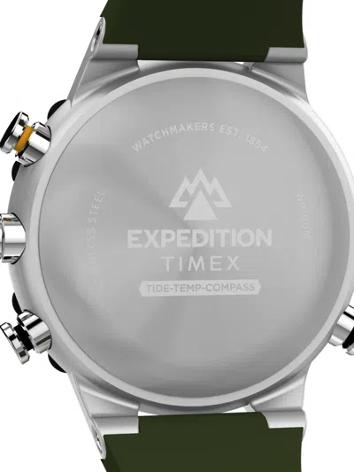 Timex Expedition Tide-tem-compass 45mm In Green
