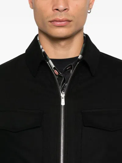 Marco Pescarolo Urus Shirt Jacket In Black