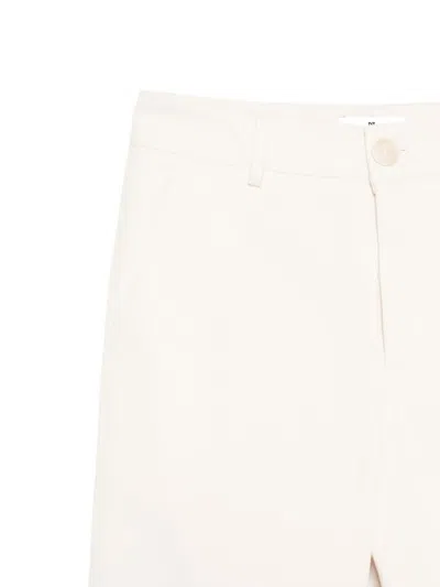 Pt Torino Cotton Trousers In White