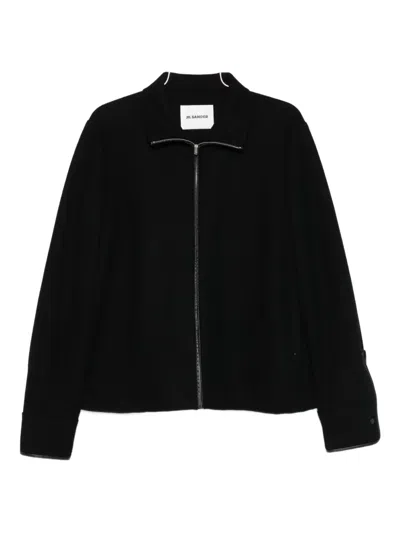 Jil Sander Zip-fastening Jacket In Black